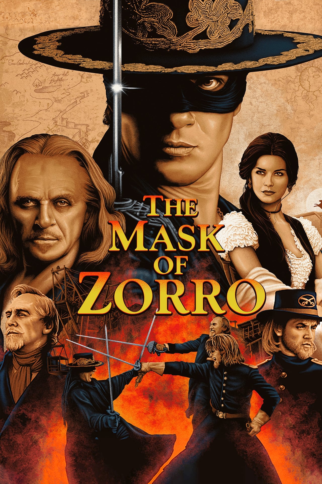 دانلود صوت دوبله فیلم The Mask of Zorro 1998