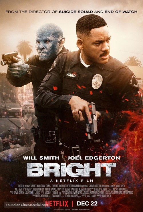 دانلود صوت دوبله فیلم Bright 2017