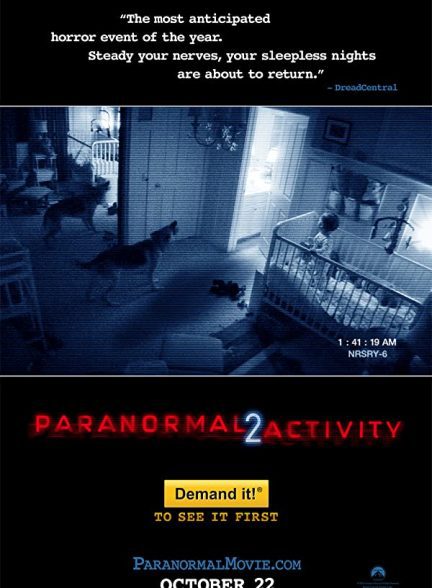 دانلود صوت دوبله فیلم Paranormal Activity 2 2010