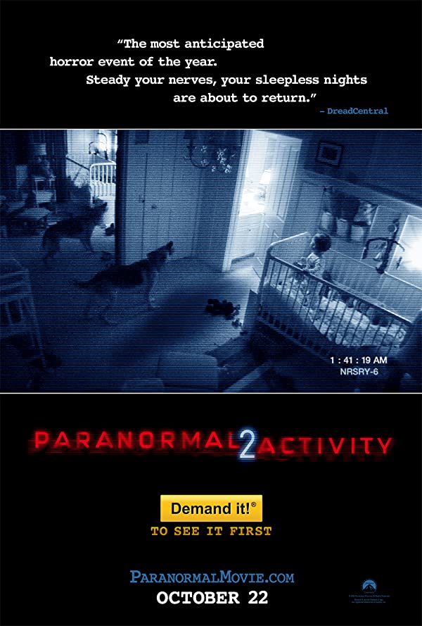دانلود صوت دوبله فیلم Paranormal Activity 2 2010