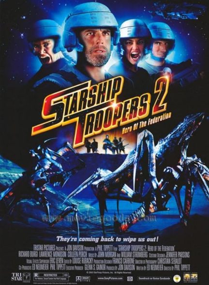 دانلود صوت دوبله فیلم Starship Troopers 2: Hero of the Federation 2004