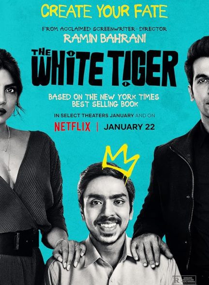 دانلود صوت دوبله فیلم The White Tiger 2021