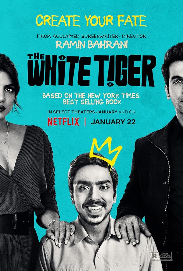 دانلود صوت دوبله فیلم The White Tiger 2021