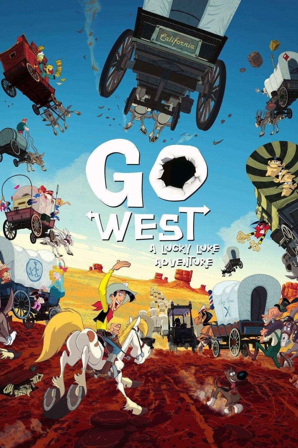 دانلود صوت دوبله انیمیشن Go West: A Lucky Luke Adventure